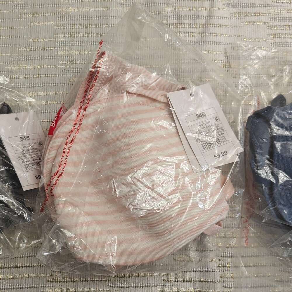 All 3! 34B Target Auden Bras New With Tags